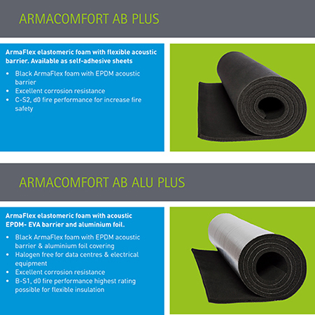 New Armacomfort from Armacell reduces noise levels